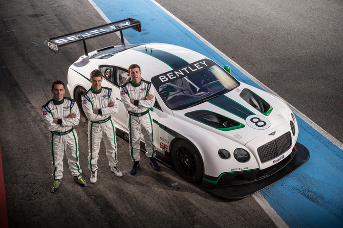 Bentley contratou Guy Smith, Steven Kane e Andy Meyrick para conduzirem o Continental GT3 Bentley contratou Guy Smith, Steven Kane e Andy Meyrick para conduzirem o Continental GT3