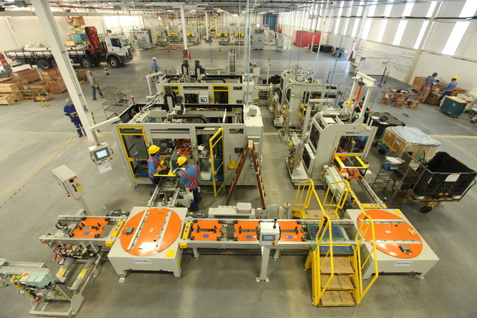 The plant will not start producing engines until later in the year The plant will not start producing engines until later in the year