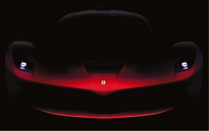 Ferrari released two official photos of the car in its official magazine in December Ferrari released two official photos of the car in its official magazine in December