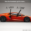 A vent   a door = a new Lambo
