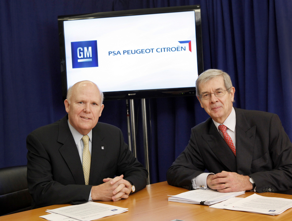GM comprou 7% da PSA em fevereiro de 2012 GM comprou 7% da PSA em fevereiro de 2012