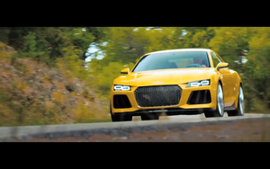 It combines a 4.0-liter twin-turbo V8 and a hybrid motor with an eight-speed automatic and all-wheel drive