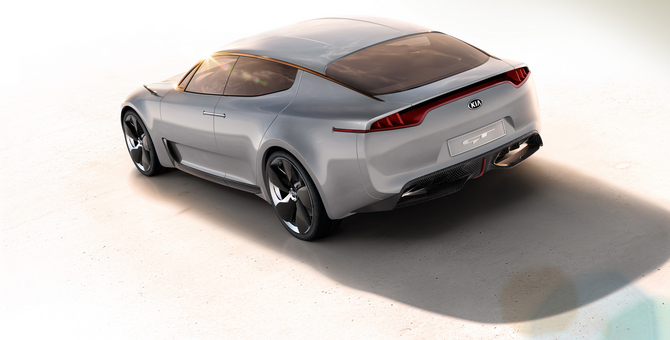 The concept used a turbo V6 The concept used a turbo V6