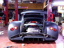 It is amazing that this team fit a Lamborghini in this car