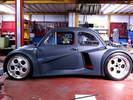The Lamborghini wheels and wide body complete the look