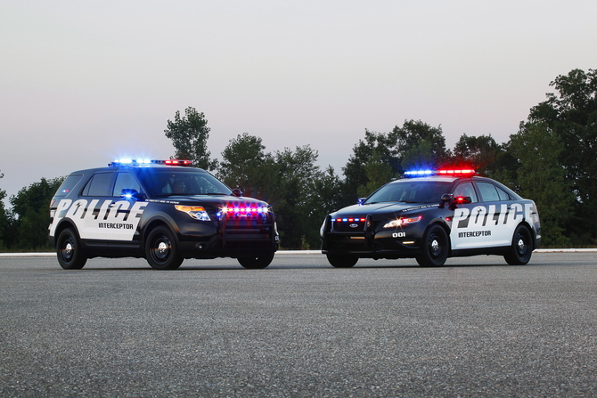 Ford's current police offerings are based on the Taurus and Explorer Ford's current police offerings are based on the Taurus and Explorer