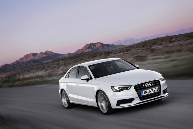 The A3 sedan went on sale this month in Europe The A3 sedan went on sale this month in Europe