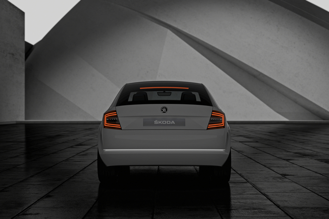 Skoda presents VisionD and new corporate design in Geneva Skoda presents VisionD and new corporate design in Geneva