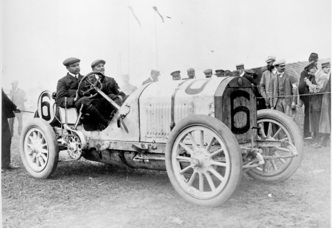 Benz 120 HP, GP de Dieppe, 07071908, Victor Hemery, No 2 Benz 120 HP, GP de Dieppe, 07071908, Victor Hemery, No 2