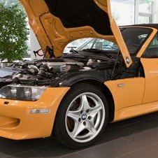 The engine is BMW's 5.4-liter V12 found in the 7- and 8 Series