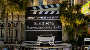 Mercedes will display a gold SL65 AMG at the Cinema Against AIDS Gala