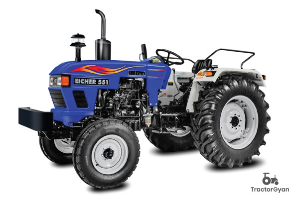 Latest Eicher 551 Tractor Advanced Features and Technology - TractorGyan