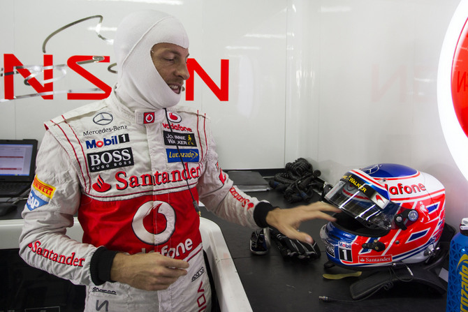 Button took the win thanks to great strategy Button took the win thanks to great strategy
