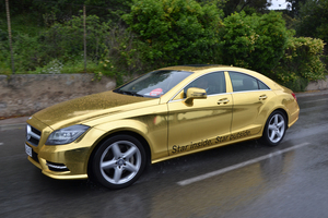 Mercedes is also providing an executive shuttle service to the events that it organized
