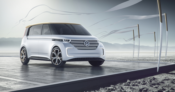 The Budd-e concept is inspired by the iconic Microbus The Budd-e concept is inspired by the iconic Microbus