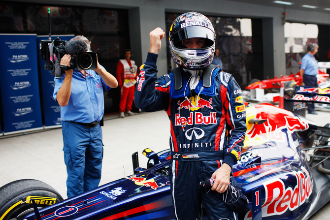Vettel grabs 13th pole of the season Vettel grabs 13th pole of the season