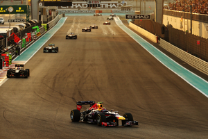 Vettel had a lead of over 30 seconds at time during the race
