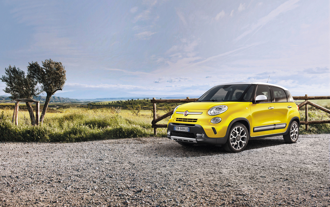 Offroad-Optik, Traktionskontrolle und erhöhte Bodenfreiheit für den Fiat 500L Trekking Offroad-Optik, Traktionskontrolle und erhöhte Bodenfreiheit für den Fiat 500L Trekking