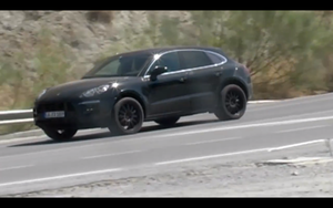 From the side, it is also similar to the Cayenne