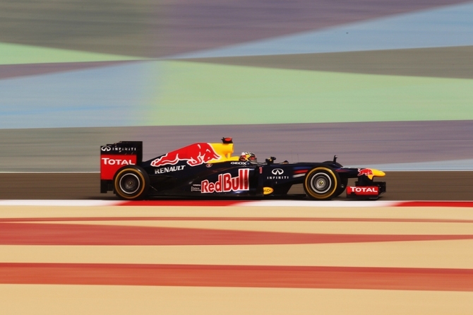 Vettel seems to back in form in Bahrain Vettel seems to back in form in Bahrain