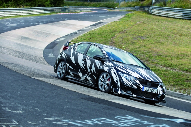 A Honda quer que o carro seja o carro de tração dianteira mais rápido de sempre em Nürburgring A Honda quer que o carro seja o carro de tração dianteira mais rápido de sempre em Nürburgring