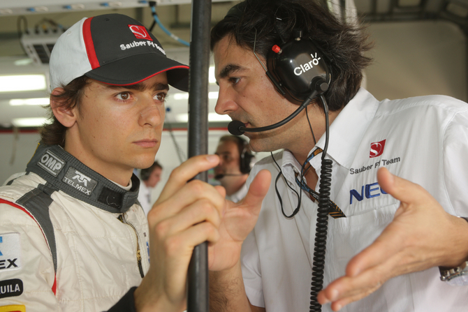 Gutierrez era o piloto reserva da Sauber em 2012 e este ano conquistou um lugar na equipa principal Gutierrez era o piloto reserva da Sauber em 2012 e este ano conquistou um lugar na equipa principal