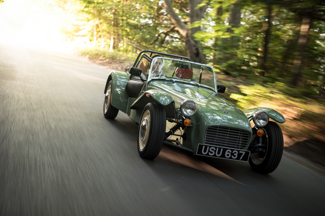 Based on the entry-level Seven 160, the Sprint version is powered by the same 82hp three-cylinder Suzuki engine Based on the entry-level Seven 160, the Sprint version is powered by the same 82hp three-cylinder Suzuki engine