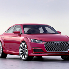 The design of the TT Sportback is inspired in the most recent generation of the Audi TT