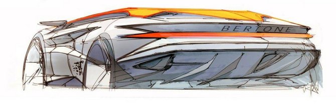 Protótipo Bertone Nuccio a caminho de Genebra Protótipo Bertone Nuccio a caminho de Genebra