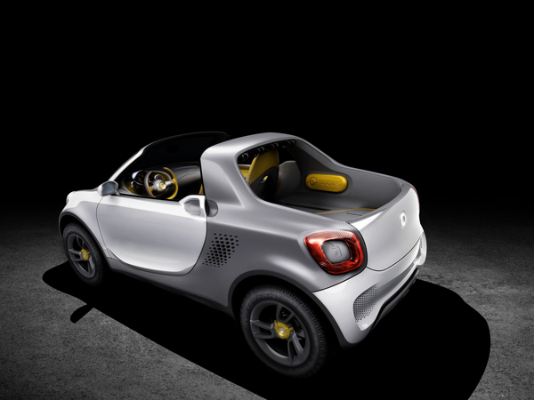 However, the concept had a pickup bed However, the concept had a pickup bed