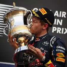 Vettel is back to victories Vettel is back to victories