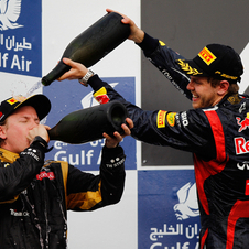 In Bahrain kehrte auch Kimi Raikkonen aufs Podium der Formel 1 zurück In Bahrain kehrte auch Kimi Raikkonen aufs Podium der Formel 1 zurück