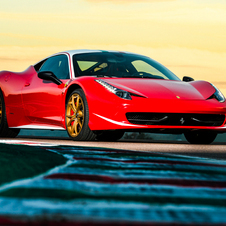 The car is meant to look like 70s Ferrari Formula 1 cars