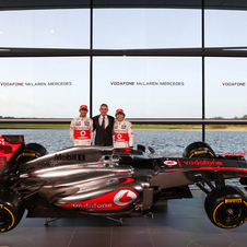 Other than the drivers, there is not much new about the car on the outside