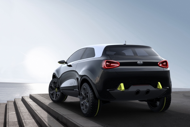 The Niro will be positioned directly against the Nissan Juke The Niro will be positioned directly against the Nissan Juke