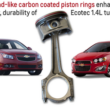 For now in the US, the engine is only available in the Sonic and Cruze For now in the US, the engine is only available in the Sonic and Cruze