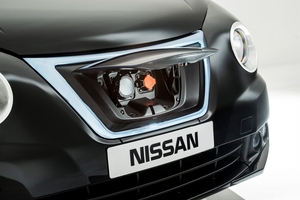 The electric version has its plug mounted at the front