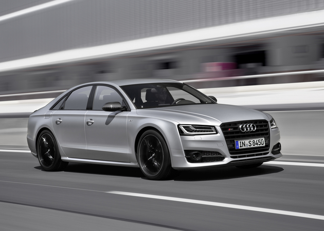 The new S8 plus has an output of 605hp and can reach a top speed of 305km/h The new S8 plus has an output of 605hp and can reach a top speed of 305km/h