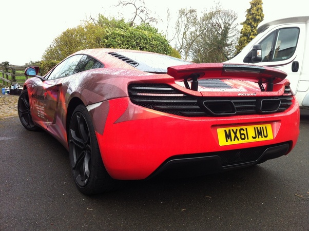 Morning car spotting: doesn't that McLaren look good... Morning car spotting: doesn't that McLaren look good...