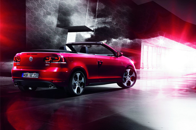 VW says it has reworked the rear diffuser and exhausts for the Cabrio VW says it has reworked the rear diffuser and exhausts for the Cabrio