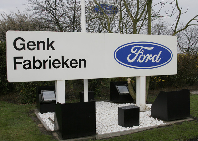 Ford's Genk factory opened in the early 60s Ford's Genk factory opened in the early 60s