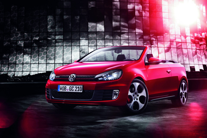 The exterior is basically the same as the standard GTI but with a convertible top The exterior is basically the same as the standard GTI but with a convertible top