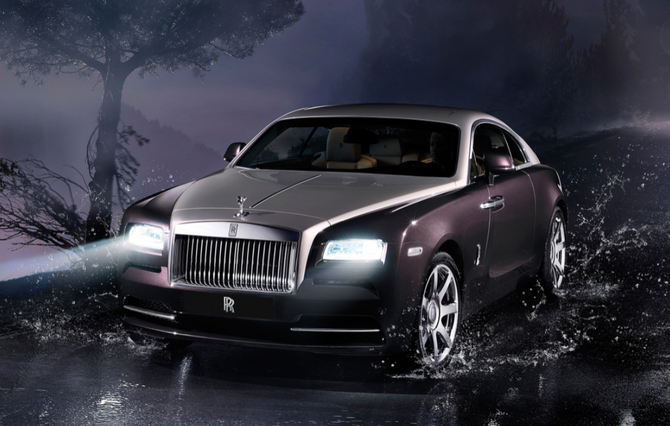 The Wraith is Rolls-Royce's latest model and based on the Ghost's chassis The Wraith is Rolls-Royce's latest model and based on the Ghost's chassis
