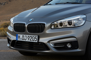 The model has some new design features for BMW, but also keeps some of the brands classic cues