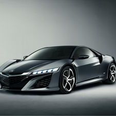 O novo protótipo tem uma traseira ligeiramente diferente da do NSX original