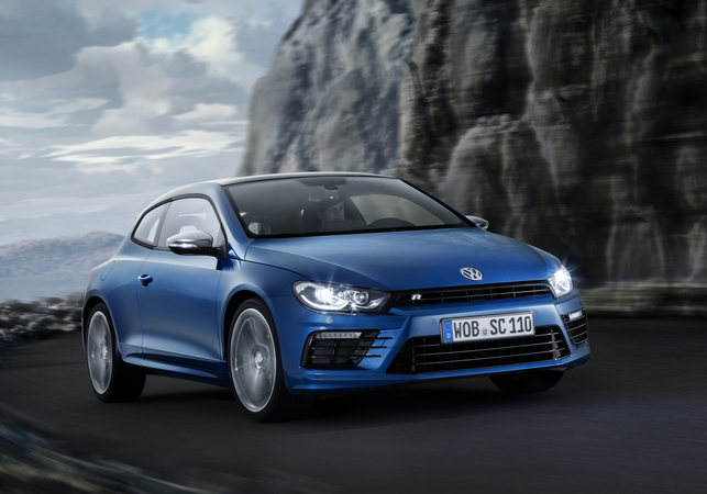 O Scirocco R continua a ter um design distintivo O Scirocco R continua a ter um design distintivo