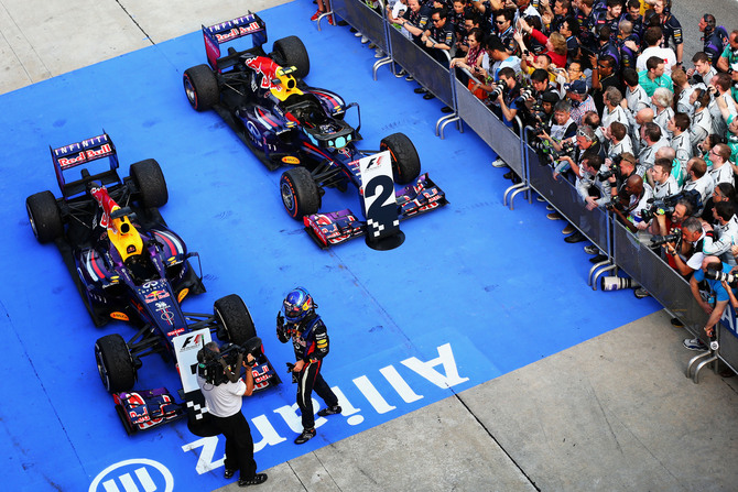 Não é de esperar que exista muita camaradagem entre Vettel e Webber nas próximas corridas Não é de esperar que exista muita camaradagem entre Vettel e Webber nas próximas corridas