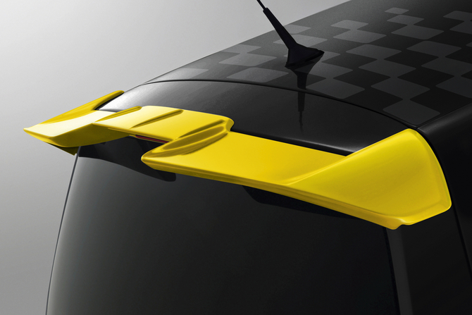 The contrasting yellow spoiler is one of the changes for the RB7 The contrasting yellow spoiler is one of the changes for the RB7