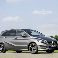 A gama de motores do Classe-B mantém-se exclusivamente disponível com motores de quatro cilindros