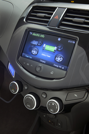 The interior has two, 7in LCD screens for infotainment and gauges. The interior has two, 7in LCD screens for infotainment and gauges.